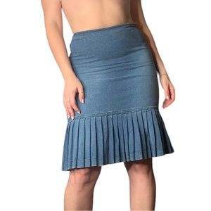 Moschino Jeans Denim Midi Skirt